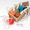 Sunraymascota 2025 New Arrival Clean Teeth Interactive Pet Tennis Ball Rbubber Chew Toy Dog Tug Toy Rope Dog Toy