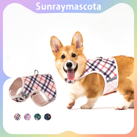 Sunraymascota Dog Harness Manufacturer Reflective No Pull Dog Leash and Harness Dog Vest Harness for Walking Small Dog Harness Medium