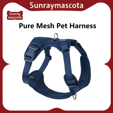 Sunraymascota Pure Mesh Dog Harness Prussian Blue