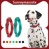 Sunraymascota Pet Collar Manufacturer Wholesale Nylon Strap Led Heavy Duty Dog Training Collar Tactical Dog Collar and Leash Set