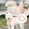 Sunraymascota OEM Breathable Mesh Adjustable Dog Harness Set Custom Colorful Metal Accessories Running Harness for Dogs