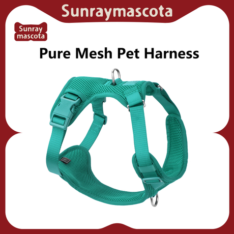 Sunraymascota New 2025 Dog Harness Manufacturers Anti Pull Padded Dog Harness Collar Leash Set Custom No Pull Dog Harness