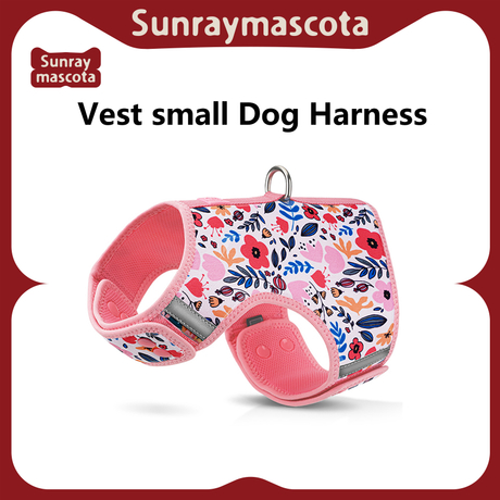 Sunraymascota Dog Harness Manufacturer Wholesale Custom Prints Lightweight Dog Harness Vest Reflective Step in Dog Harness