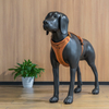 Sunraymascota mate fibra de vidrio negro weimaraner maniquí de perro 